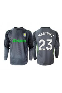 Aston Villa Emiliano Martinez #23 Doelman Voetbaltruitje Thuis tenue 2025-26 Lange Mouw